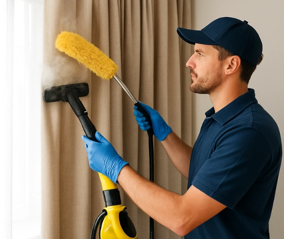Trusted blind cleaning technician Matty Curtain Cleaning emerton-nsw QLD