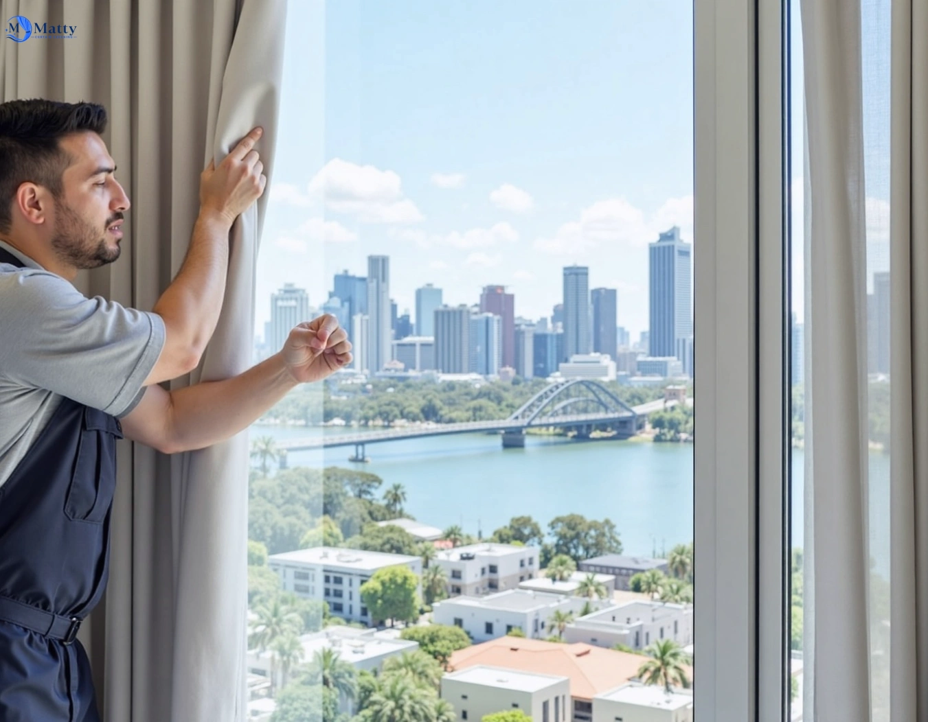 Professional curtain steam cleaning service emerton-nsw QLD by Matty Curtain Cleaning